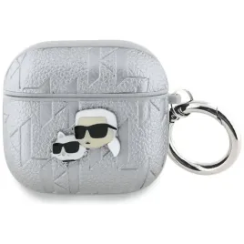 etui-karl-lagerfeld-monogram-do-airpods-4-srebrne-stylowe-i-eleganckie