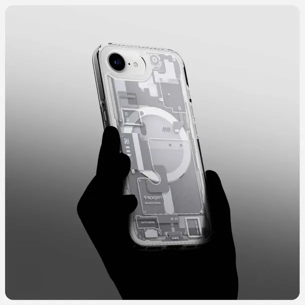 etui-spigen-ultra-hybrid-magsafe-do-iphone-16e-zero-one-biale-certyfikat-ce