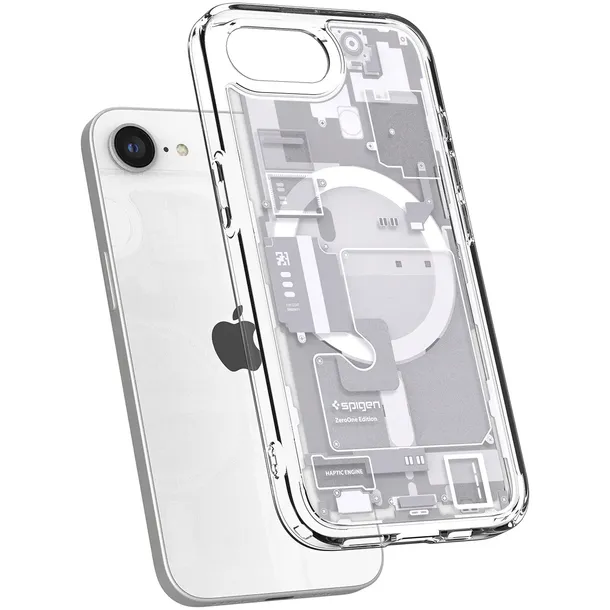 etui-spigen-ultra-hybrid-magsafe-do-iphone-16e-zero-one-biale-marka-spigen