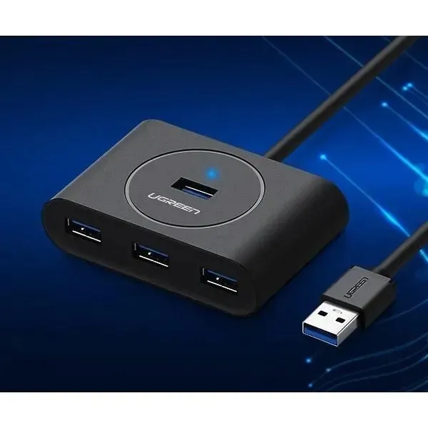 adapter-ugreen-cr113-usb-a-4xusb-a-3-0-5gbps-1m-czarny-kod-producenta-cr113-stan-nowy