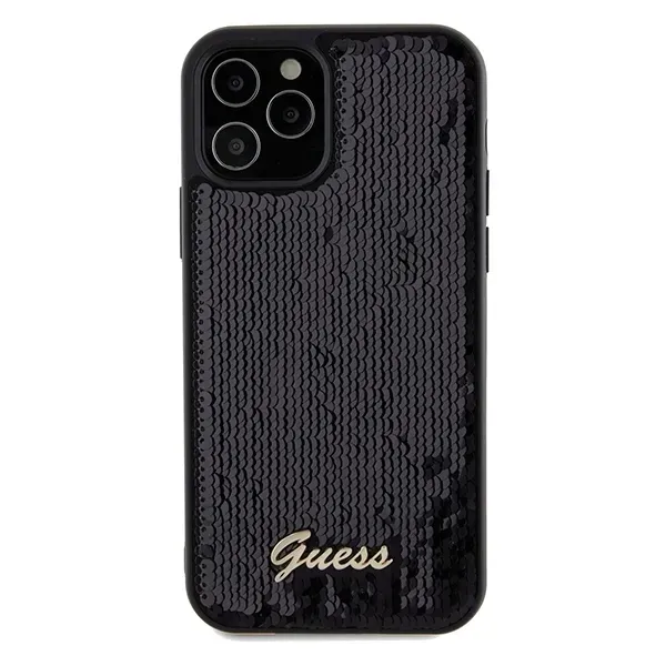 etui-guess-do-apple-iphone-12-12-pro-hardcase-sequin-script-metal-czarny-waga-z-opakowaniem-0-2-kg