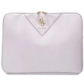 torba-guess-sleeve-14-triangle-4g-fioletowa-zamek-blyskawiczny