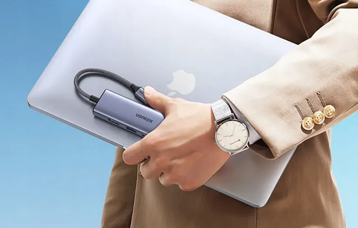 adapter-ugreen-cm511-hub-usb-c-do-hdmi-3xusb-a-3-0-sd-tf-stan-nowy-kod-producenta-20956a