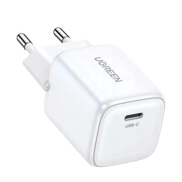 ladowarka-sieciowa-ugreen-cd319-nexode-mini-30w-usb-c-pd-biala-stan-nowy-waga-z-opakowaniem-0-35-kg