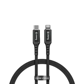 kabel-crong-armor-link-usb-c-lightning-mfi-150cm-czarny