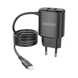 ladowarka-sieciowa-dudao-2x-usb-a-z-wbudowanym-kablem-lightning-12w-czarny