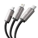 kabel-3w1-tech-protect-usb-a-microusb-usb-c-lightning-3-5a-1m-szary-stan-nowy