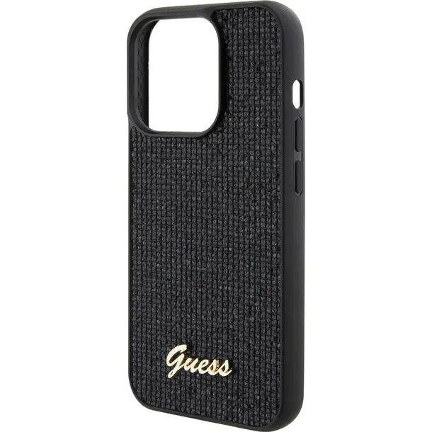 etui-case-guess-do-apple-iphone-15-pro-hardcase-disco-metal-script-czarny-stan-nowy-dedykowany-model-iphone-15-pro