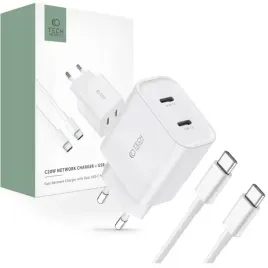 ladowarka-sieciowa-tech-protect-c20w-2xusb-c-pd-20w-kabel-usb-c-usb-c-100cm