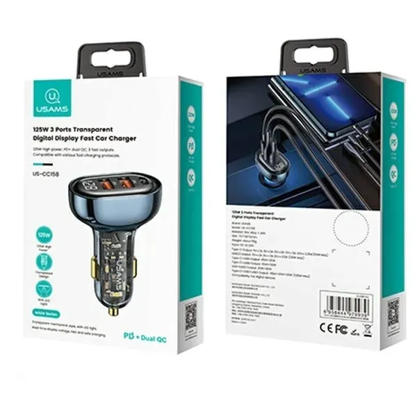 usams-ladowarka-do-auta-usb-c-2xusb-a-125w-fast-stan-nowy-przewod-w-zestawie-nie