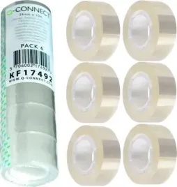 tasma-klejaca-samoprzylepna-q-connect-transparentna-24-mm-x-10-m-6-sztuk