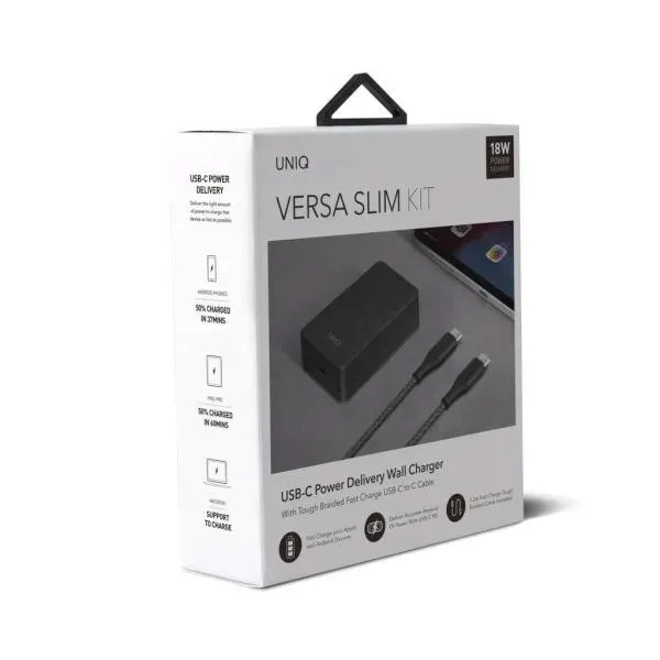 uniq-ladowarka-usb-c-pd-18w-kabel-usb-c