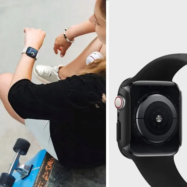 czarne-etui-do-apple-watch-5-4-44mm-spigen-thin-stan-nowy-marka-spigen