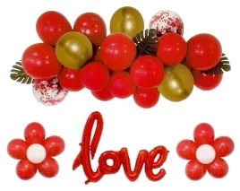 girlanda-balonowa-balony-zlote-czerwone-konfetti-napis-love-na-walentynki