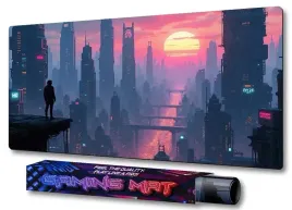 podkladka-pod-myszke-dla-gracza-zachod-slonca-miasto-gaming-pro-70x35