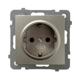 ospel-as-gniazdo-pojedyncze-z-u-schuko-satyna-light-kontakt-gp-1gs-m-45