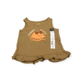 koszulka-t-shirt-dla-dziewczynki-na-ramiaczkach-okie-dokie-3-miesiace