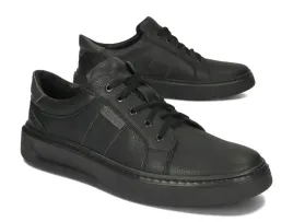 buty-sportowe-meskie-trampki-sneakersy-skora-naturalna-f300-czarne-42
