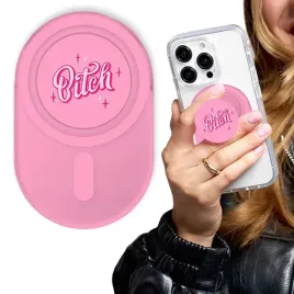 popgrip-okragly-uchwyt-skladany-do-telefonu-bitch-uroczy-pink-grip-magsafe