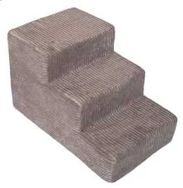 schodki-stabilne-schody-dla-psa-rampa-podest-30cm-sztruks-ciemny-bez