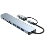 hub-adapter-przejsciowka-usb-c-8w1-4xusb-hdmi-sd-typ-c-jack-liczba-portow-8