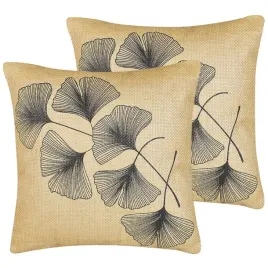zestaw-2-poduszek-dekoracyjnych-wakad-45-x-45-cm-bezowy-wzor-roslinny-lumar