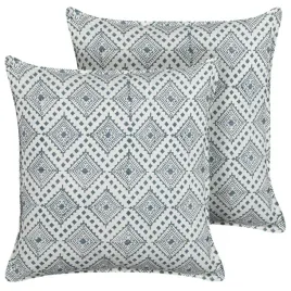 zestaw-2-poduszek-dekoracyjnych-cordata-bawelna-45-x-45-cm-niebieski-wzor-o