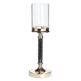 swiecznik-abbeville-szklo-41-cm-czarny-lumarko