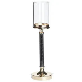 swiecznik-abbeville-szklo-48-cm-czarny-lumarko