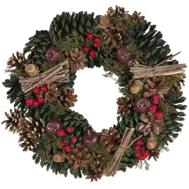 dekoracyjny-wieniec-swiateczny-35-cm-zielony-nurmes-lumarko