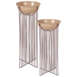 zestaw-2-doniczek-na-nozkach-ficaria-metal-22-cm-rozowy-lumarko