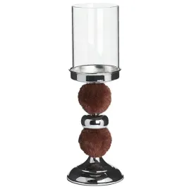 swiecznik-padre-szklo-38-cm-brazowy-lumarko