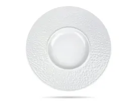 talerz-plytki-27-cm-bialy-hammering-porcelana-lubiana