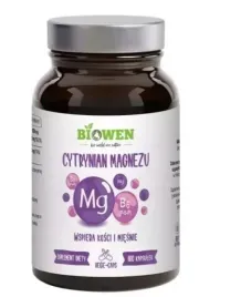 biowen-cytrynian-magnezu-825mg-witamina-b6-vege-100-kapsulek