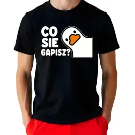 pizama-meska-t-shirt-czerwone-spodenki-co-sie-gapisz-na-wiosne-lato-xl