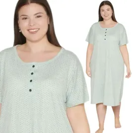 koszula-nocna-morella-krotki-rekaw-plus-size-100percent-bawelna