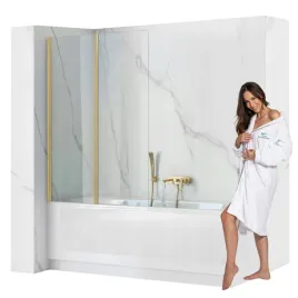 parawan-wannowy-skladany-dwuczesciowy-agat-80-cm-gold-zloty-szklo-5mm-rea