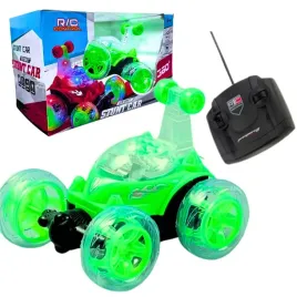 duze-auto-twister-akrobata-360-tanczacy-samochod-kaskader-zielony