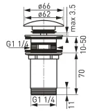 f-design-kleome-korek-click-clack-czarny-stan-nowy