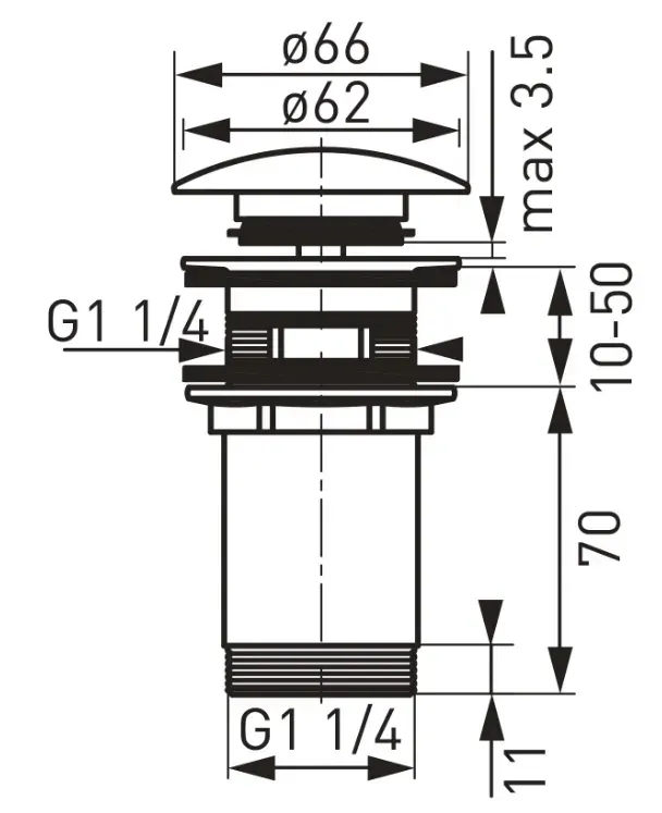 f-design-kleome-korek-click-clack-czarny-stan-nowy