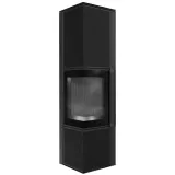 piec-wolnostojacy-koza-tora-l-nero-assoluto-black-spiek-kwarcowy-8kw-or-o150-stan-nowy