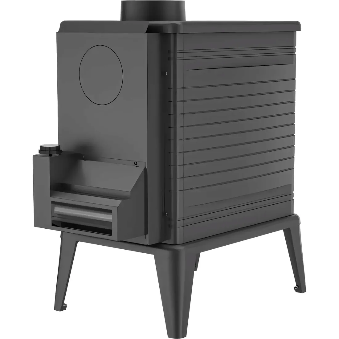 piec-zeliwny-wolnostojacy-koza-k10-z-turbofanem-10kw-o130-stan-nowy