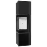 piec-wolnostojacy-koza-tora-m-nero-assoluto-stal-spiek-kwarcowy-8kw-or-o150-stan-nowy