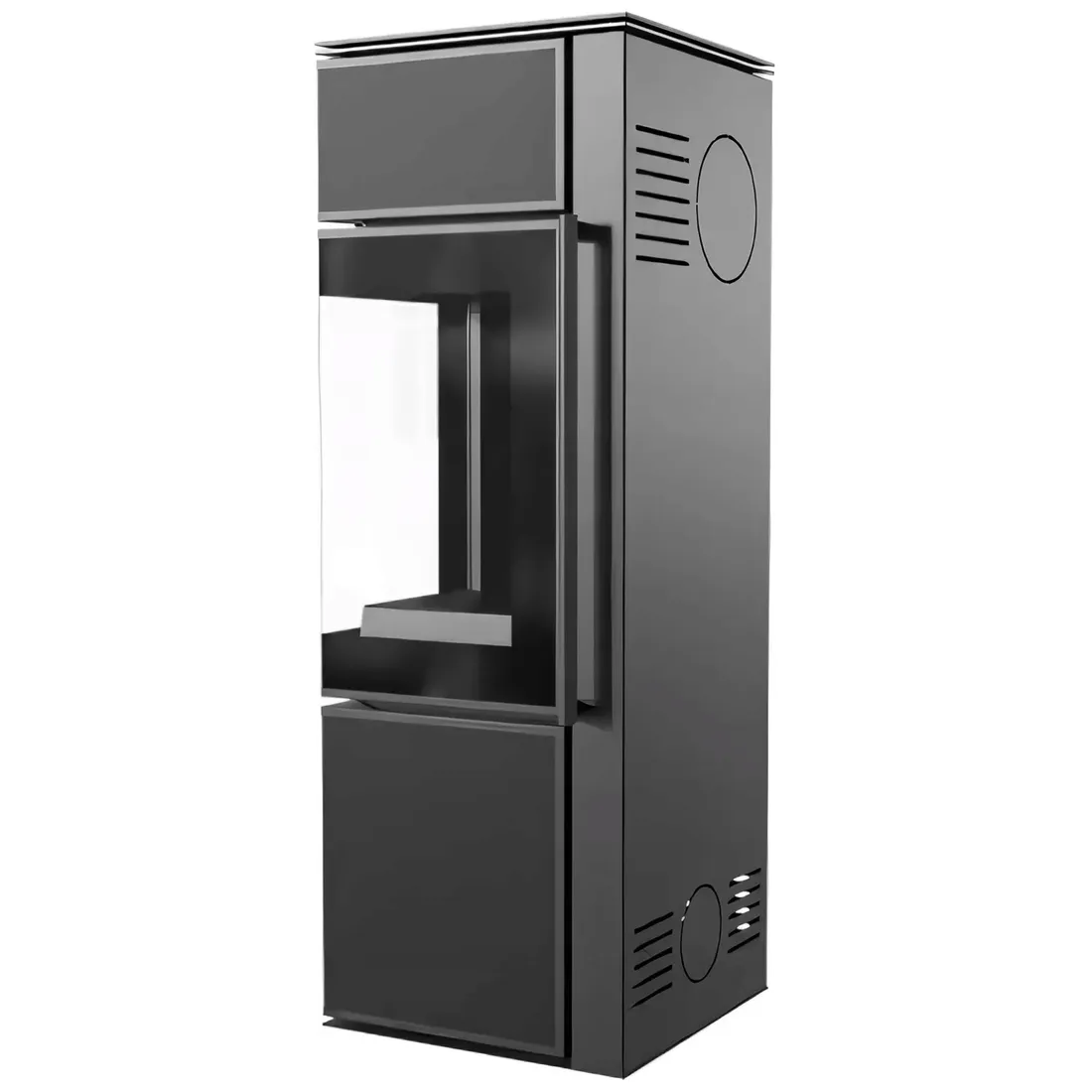 piec-wolnostojacy-koza-tora-s-nero-assoluto-black-spiek-kwarcowy-8kw-or-o150-stan-nowy