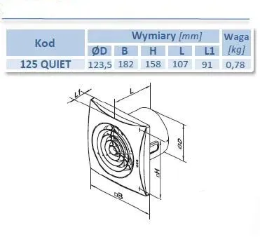 wentylator-fi-125-mm-quiet-th-timer-higrostat-kod-producenta-125quietth