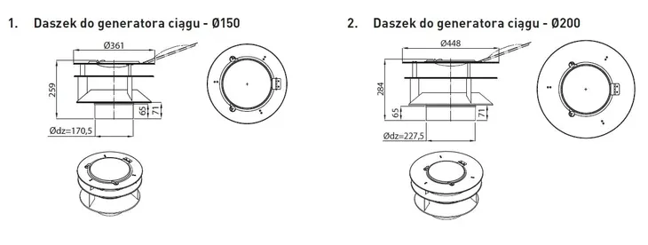 daszek-do-generatora-fi200-da-gck200ch-dlugosc-0-3-m
