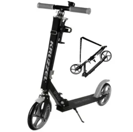 lekka-hulajnoga-skladana-kauczukowe-kola-20cm-hamulec-regulacja-szara