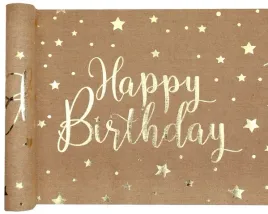 bieznik-bawelniany-urodziny-gwiazdki-kraft-happy-birthday-28x300-cm