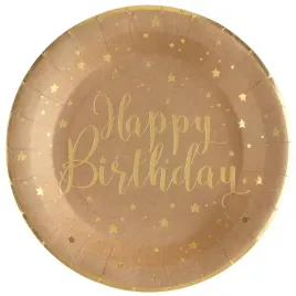 talerzyki-papierowe-urodziny-gwiazdki-kraft-happy-birthday-23-cm-10-szt