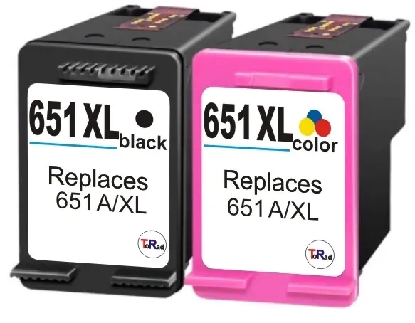 Tusze do HP 651 XL OfficeJet 202c 250 252 Deskjet Ink Advantage 5575 5645